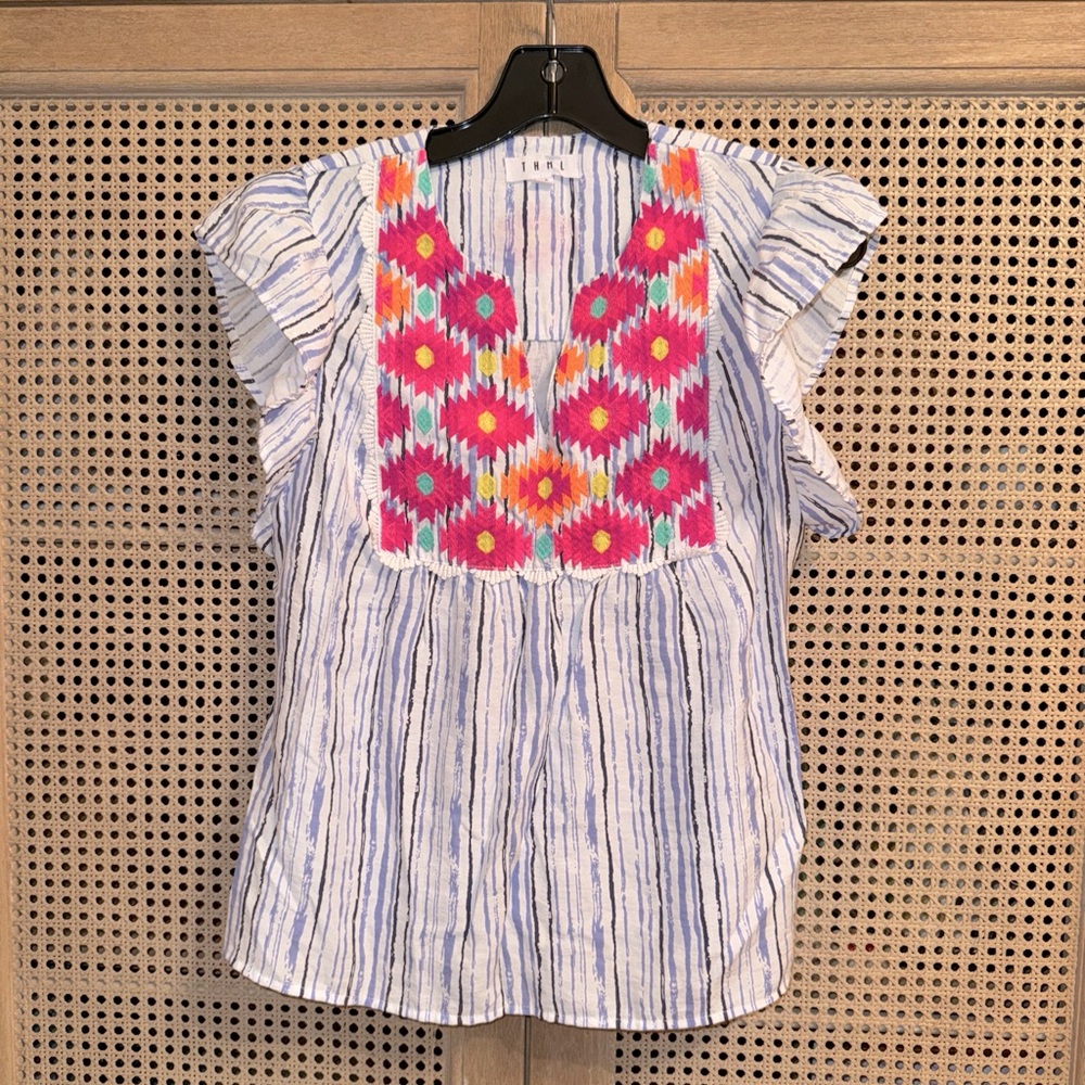 Thml Embedded Ruffle Top Size Xs - image 3